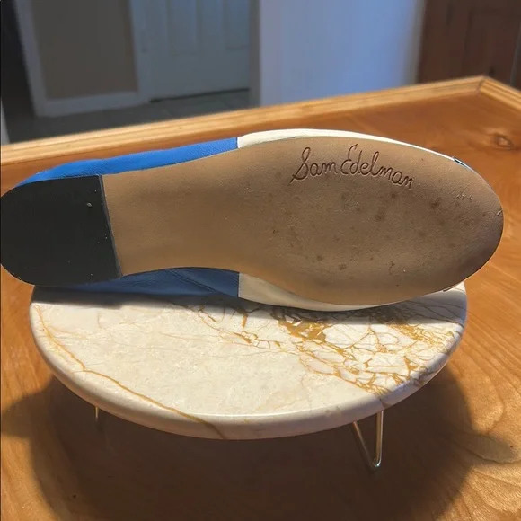 Sam Edelman Blue and White Ballet Flats - Picture 4 of 4